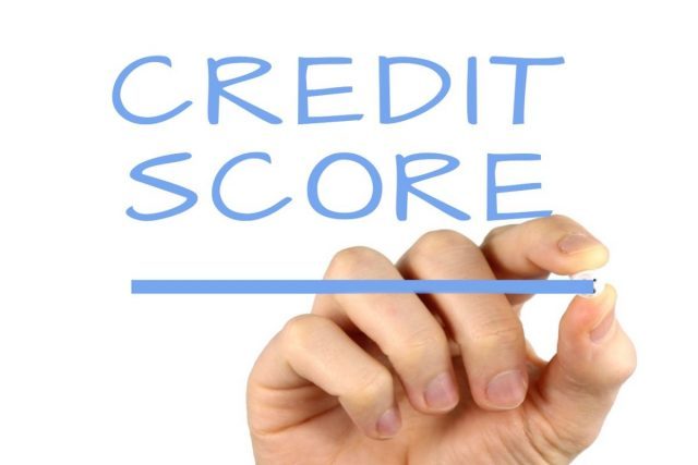credit-score-marker-writting