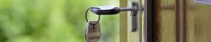a key in the lock